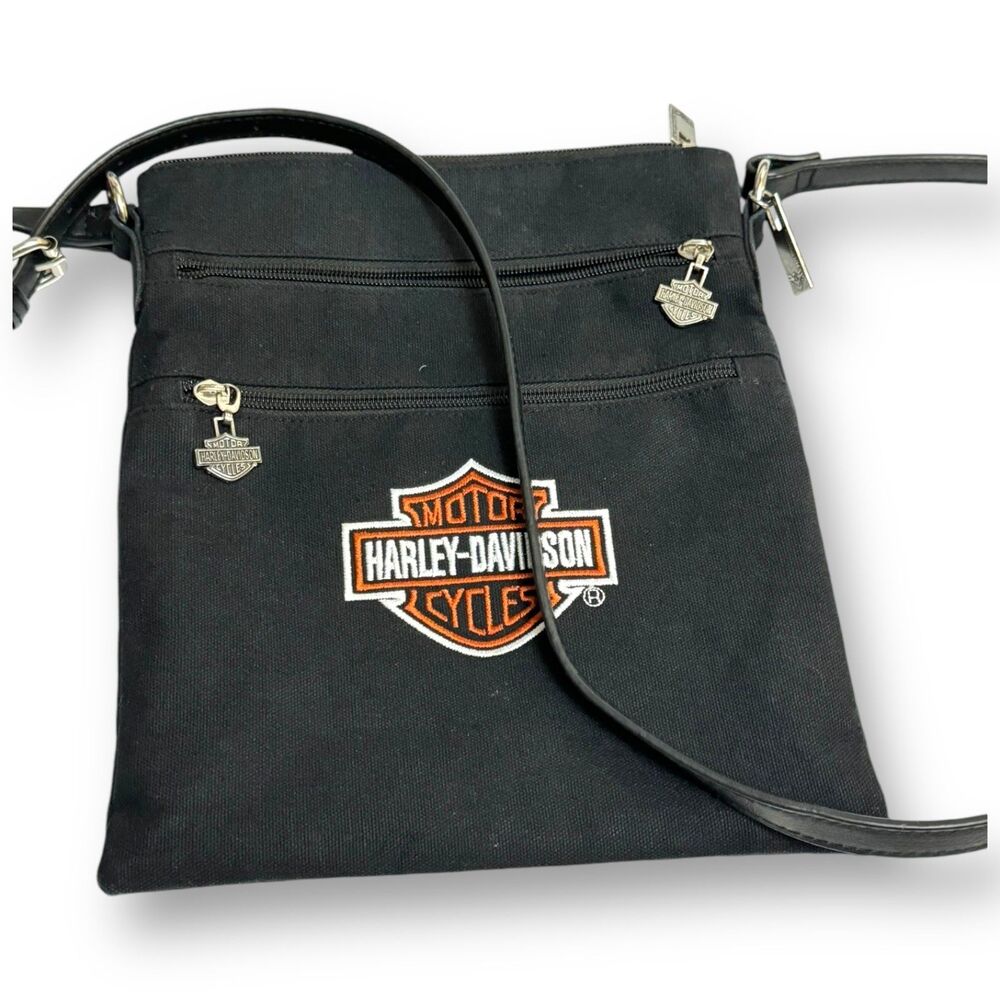 Harley-Davidson Bar & Shield Logo Crossbody Purse with Adjustable Strap